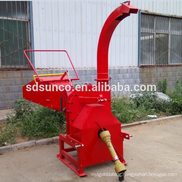 simple PTO shaft wood chipper hydraulic feeding